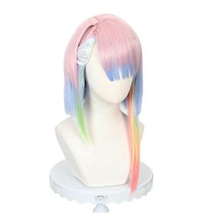 Peluca Degradada Multicolor de Anime <span class=keywords><strong>Cyberpunk</strong></span> <span class=keywords><strong>Edgerunners</strong></span> para Cosplay, Modelo FCGD-042, para Personaje de Princesa - Product Image 1