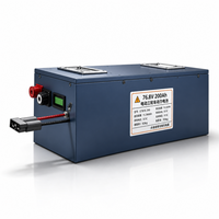Batteries lithium-ion 76,8 V 200 Ah, 15360 Wh, batterie lithium 76,8 V, IP65, communication CAN pour tricycle et moto électriques