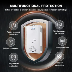 6L-8L-20L GPL/GNL gaz 24KW Portable Propane gaz chauffe-eau instantané sans réservoir GPL avec ensemble de douche pour <span class=keywords><strong>Camping</strong></span> en plein air RV ferme - Product Image 5