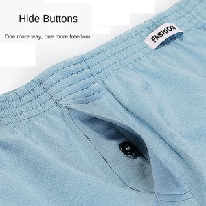 <span class=keywords><strong>Boxer</strong></span> da <span class=keywords><strong>uomo</strong></span> in cotone intimo bauli con cintura elastica traspirante pantaloni larghi lavorati a maglia mutandine comode Shorts in maglia - Product Image 5