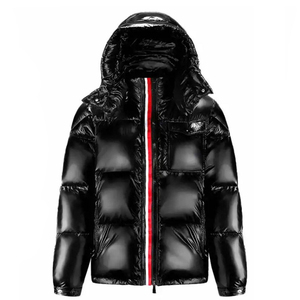 Chaqueta de Invierno para Hombre, Diseño Personalizado al por Mayor, Chaqueta Acolchada Gruesa, Brillante y Transpirable de Alta Calidad, con Mariposa Desmontable - Product Image 1