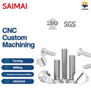 บริการขึ้นรูปชิ้นงานด้วยเครื่อง CNC ขัดเงา สกรูหัวจมแบบมีร่อง ทำจากเหล็กกล้าไร้สนิม 304/316 ราคาโรงงาน ลดราคาพิเศษ ปริมาณมาก - Product Image 1