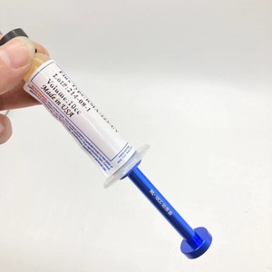 Mengyue Hardware Alloy Push Rod Syringe 10Cc For Soldering Flux Paste UV Glue Application - Product Image 1