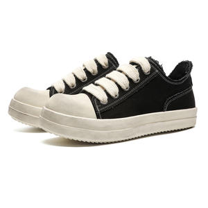 Zapatos de Lona Casuales de Diseño Desgastado para Hombre, Estilo 2026, Novedad, con Punta Ancha, Feos-Modernos y Únicos, Zapatos de Skate a la Moda - Product Image 5