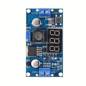 พร้อมจอแสดงผลโวลต์มิเตอร์ LM2596S โมดูลจ่ายไฟ 2596 DC-DC โมดูลจ่ายไฟแบบปรับได้ - Product Image 2