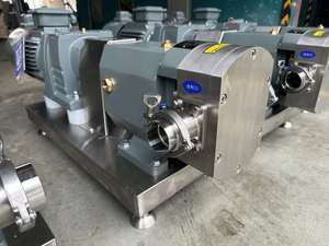 शहद के लिए सेनेटरी स्टेनलेस स्टील SS304 SS316L उच्च चिपचिपापन सकारात्मक विस्थापन गियर पंप रोटरी लोब पंप - Product Image 5