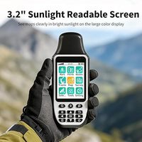 Navegador GPS Portátil S190 con Soporte Multi-GNSS, Mapa Topográfico, Memoria de 64 GB y Batería de Larga Duración