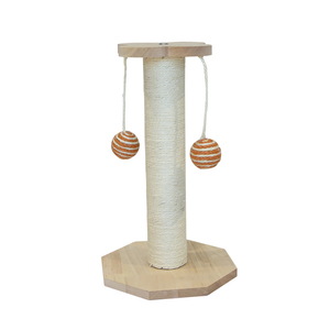 向日葵猫抓挠柱剑麻猫爪抓挠杆花转盘玩具猫树家具 - Product Image 1