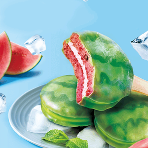 Vente en gros de gâteaux à la pastèque rafraîchissants Orion, 12 pièces, gâteaux sandwichs, pain, collations, gâteaux au chocolat - Product Image 4