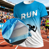 Nueva Camiseta Deportiva Transpirable de Malla Bird Eye para Sublimación Personalizada para la Cadena de Suministro Global de Mercancías
