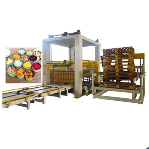 Automatic Bottle Canned Yellow Peach Strawberry Oranges Pears Apple Filling Packing Process Machine