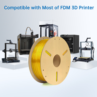 Filament d'imprimante 3D PETG en gros 1,75 mm 1 kg Jaune néon PETG Filament mat Haute vitesse Filament d'imprimante FDM