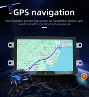 BQCC Autoradio GPS Android 2 Din pour Dacia Sandero Duster Renault Captur Lada Xray 2 Logan 2 Lecteur Multimédia DVD Carplay