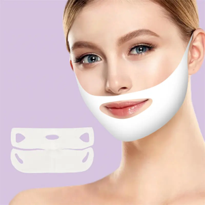 Mascarilla Facial <span class=keywords><strong>de</strong></span> <span class=keywords><strong>Hidrogel</strong></span> <span class=keywords><strong>de</strong></span> Colágeno con Logotipo Personalizado, Doble Línea V, Reafirmante, Blanqueadora, Hidratante, <span class=keywords><strong>para</strong></span> Uso Doméstico - Product Image 1