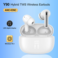 Audífonos Inalámbricos Bluetooth TWS, Audífonos para Juegos, Audífonos Inalámbricos con Batería de Larga Duración, Audífonos Bluetooth Sem Fio