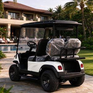 Carrito de Golf Eléctrico de Litio de 4 Plazas con Color Personalizable, Carrito de Golf Todoterreno con Suspensión Independiente, Llantas de 12-14 Pulgadas y Bi - Product Image 1
