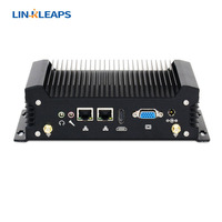 Mini PC Industrial Sin Ventilador Linkleaps, Gran Venta, Intel Core de 4.ª a 13.ª Generación I3 I5 I7, PC Integrado con 2 GbE LAN, 2 RS232, 8 USB