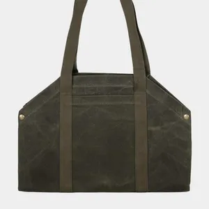 Bolsa de lona Wexed de peso pesado para uso diario, transporte de verduras, herramientas de jardín, soporte de granja, suministros, registros, logotipo personalizado - Product Image 4