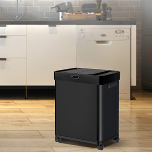 <span class=keywords><strong>Cubo</strong></span> de <span class=keywords><strong>Basura</strong></span> Inteligente Eléctrico de 50L con Tapa Deslizante Doble |   Sensor Automático y Control Táctil |   <span class=keywords><strong>Cubo</strong></span> de <span class=keywords><strong>Basura</strong></span> para Cocina - Product Image 1