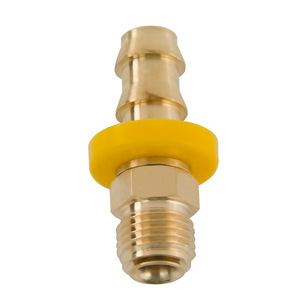 Brass Push On Hose Fitting 1/2 In Inner Diameter Female Swivel For Plumbing Hoses - Product Image 3