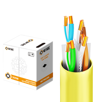 Cable LAN OWIRE Cat 6 U/UTP de cobre de alta calidad 23AWG 250MHz cableado LAN interior Cable de transmisión de datos fiable