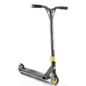 Barato preço dublê scooter personalizado de alumínio 100mm pu roda de alta extremidade pro dublê scooters
