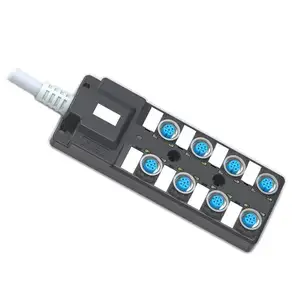 High Quality M12 Distribution 8 Port 5 Pole 2 Signals with 3M PUR Cable