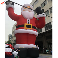 Père Noël gonflable géant de 33 pieds pour la décoration de Noël