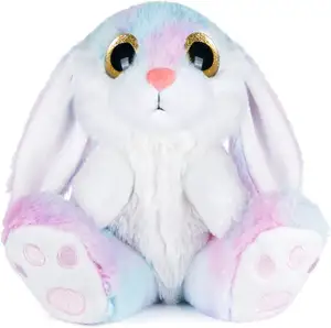Sıcak fabrika doğrudan çocuk hediyeler kız tavşan dolması bebek uzun kulaklar Bunny kısa peluş oyuncaklar toptan