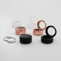 Nouveau design tendance : Contenant de baume à lèvres transparent, Rose Gold, Noir mat, Palette de fards à paupières monochromes