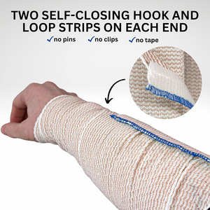 BLUENJOY <span class=keywords><strong>Bandage</strong></span> élastique de qualité supérieure à fermeture automatique <span class=keywords><strong>pour</strong></span> chevilles, genoux, cuisses et torse auto-adhésif emballé individuellement OEM - Product Image 4