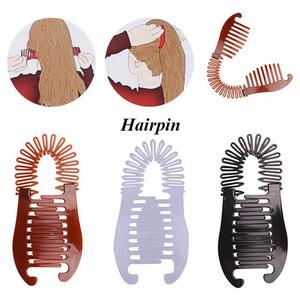 Pinces à cheveux en plastique bon marché en gros emboîtement élastique avec longue queue de cheval extensible pince <span class=keywords><strong>banane</strong></span> accessoires de cheveux pour les femmes - Product Image 4