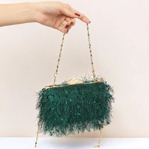 Designer Women <b>Wedding</b> and Evening <b>Clutch</b> Bag with Chain Strap Hot Sale Diamond Party Luxury - Product Image 3