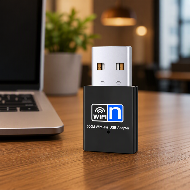 Realtek RTL8192 300Mbps USB WiFi Dongle External Wireless Network Adapter for PC Desktop Laptop Windows