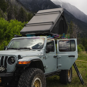 เต็นท์หลังคากันน้ำสำหรับตั้งแคมป์แบบฝาพับอลูมิเนียมทรงสามเหลี่ยมแบบฝาพับอลูมิเนียมทรงเปลือกหอยเป็นหลังคาสำหรับ2คน - Product Image 6