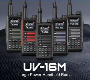 Baofeng UV-16Mトランシーバー用10W大容量6バンドインターホンタイプC充電ポータブル長距離双方向ラジオ用 - Product Image 2