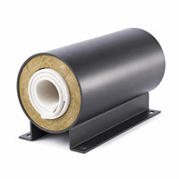 Support de tuyau isolé de type canon robuste en acier au carbone pour système de conduites de vapeur et d'huile chaude en usine