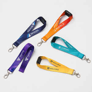 Cordón de liberación rápida con logo personalizado impreso, soporte personalizado para tarjetas de identificación, para llaves, teléfono, muñeca o cuello, para eventos laborales y escolares. - Product Image 6