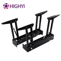 La mesa de acero laminado en frío HIGHYI admite el amortiguador hidráulico, elevador de mesa de té, accesorios de hardware para muebles, soporte plegable