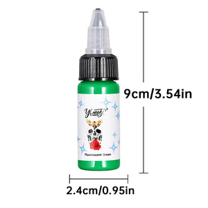 Tinta de Tatuaje Tuffking Rosa Fluorescente 15ml, Tinta Profesional para Maquillaje Semipermanente - Product Image 4