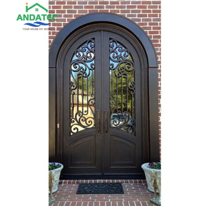 Porte en <span class=keywords><strong>fer</strong></span> forgé de style européen Portes en acier galvanisé Porte rapide motorisée - Product Image 5