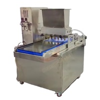 Machine de dépôt de compte-gouttes automatique à petit mélange rotatif dur Fortune Cookie Biscuit Pâte à faire Cutter
