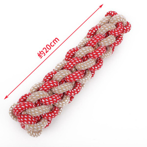 Jouets à mâcher en corde de coton pour animaux de compagnie, motif fruits et légumes, hygiène dentaire intérieure, fournitures pour animaux de compagnie - Product Image 4