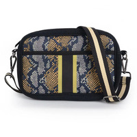 Tas Selempang Wanita Fashion Neoprene dengan Resleting, Tahan Air, Anti Maling, Mini, untuk Pantai, Tas Bahu, Tas Travel, Tas Jinjing