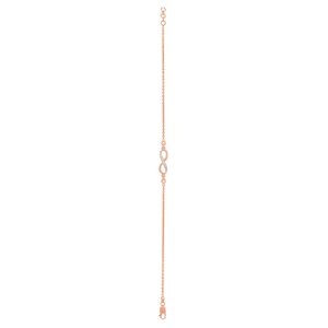 Pulsera de Diamantes Infinito, Elegante y Lujosa, con Símbolo de Infinito, Joyería de Diseño Inspirada en Diamantes Brillantes, Tono Dorado Premium - Product Image 2
