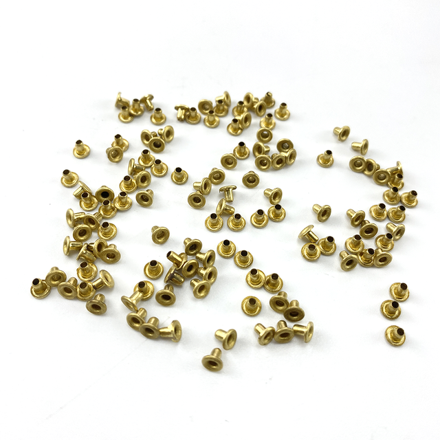 Wholesale Brass Material Metal Rivets Guitar Pickup Eyelet for DIY Guitar Pickup Parts