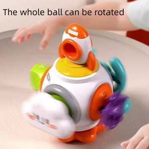 ของเล่นกระดานคิวบ์เพื่อการเรียนรู้การเรียนรู้ที่วุ่นวายกล่องล็อคฝึกมอนเตสซอรี่สำหรับเด็ก - Product Image 4