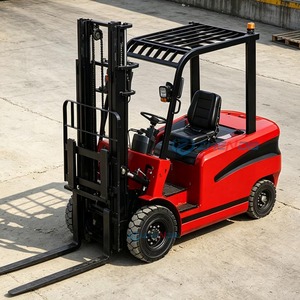 Chariot élévateur électrique à batterie de 3000 kg de haute qualité avec vérin hydraulique étanche pour la manutention de marchandises en entrepôt - Product Image 1