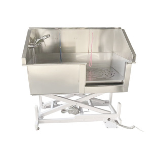 Baignoire pour chiens et chats, acier inoxydable 304, levage électrique, profondeur accrue, thermomètre, <span class=keywords><strong>station</strong></span> <span class=keywords><strong>de</strong></span> lavage pour chiens - Product Image 2