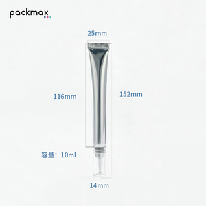 Tube cosmétique de 10 ml à embout de précision — sérum/crème contour des yeux, feuille haute brillance, emballage tube souple pour lotion/gel - Product Image 4